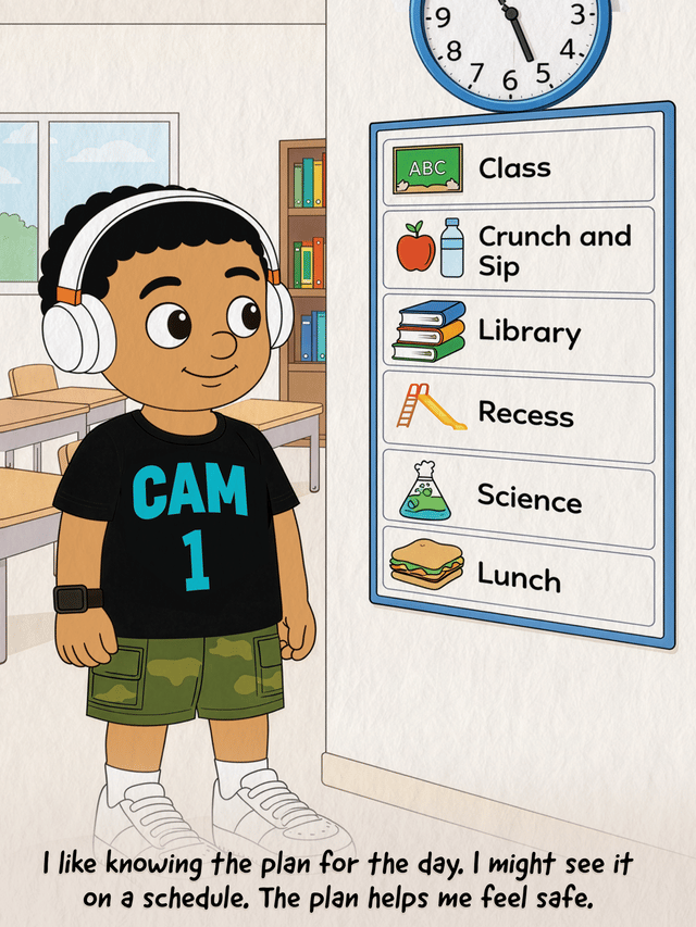 When Plans Change page preview showing an early change-of-plan moment