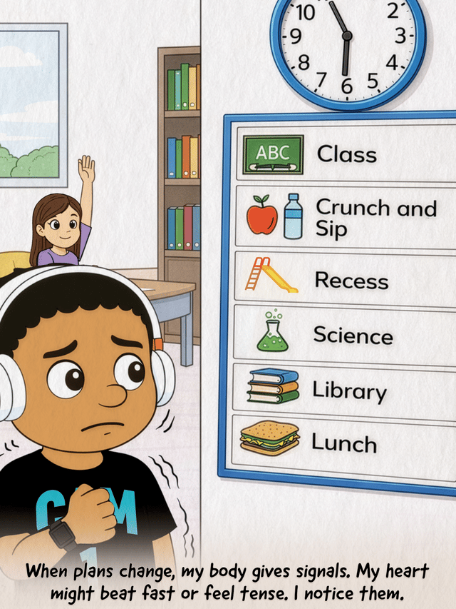 When Plans Change page preview showing a calmer response to change